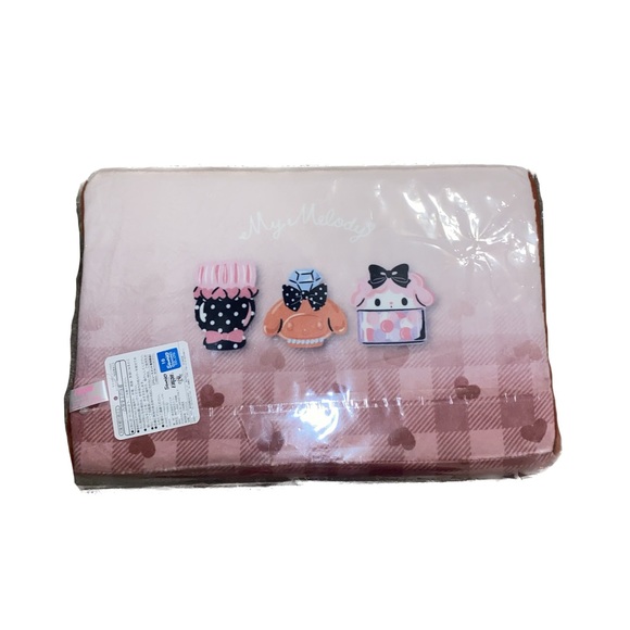 Licensed Sanrio My Melody/Kuromi Lace and Ribbon Memory Foam Pillow Authentic - Picture 2 of 3